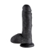 Фаллос King Cock 8" with Balls, Pipedream